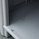 Cuccia per Cani Taglia Piccola 59x75x66 cm in Plastica Blu e Grigia