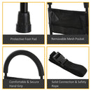 Maniglia per Alzarsi dal Letto 7 Altezze con Impugnatura Antiscivolo e Tasca Nera