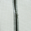 Mini Serra da Giardino Pieghevole 90x90x110 cm in Polietilene Trasparente