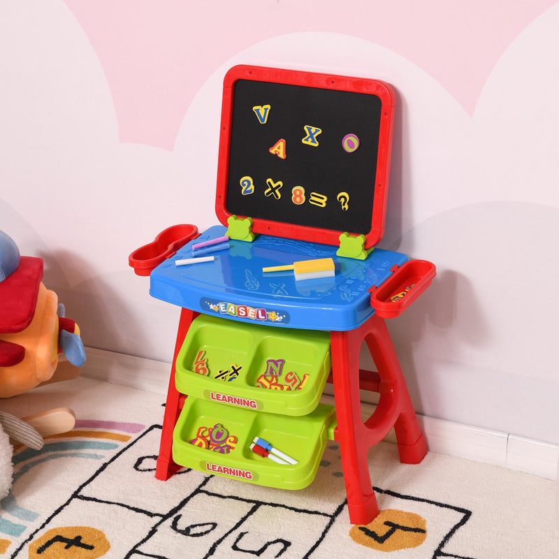 Lavagna Magnetica Banco 3 in 1 per Bambini con Accessori