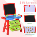 Lavagna Magnetica Banco 3 in 1 per Bambini con Accessori