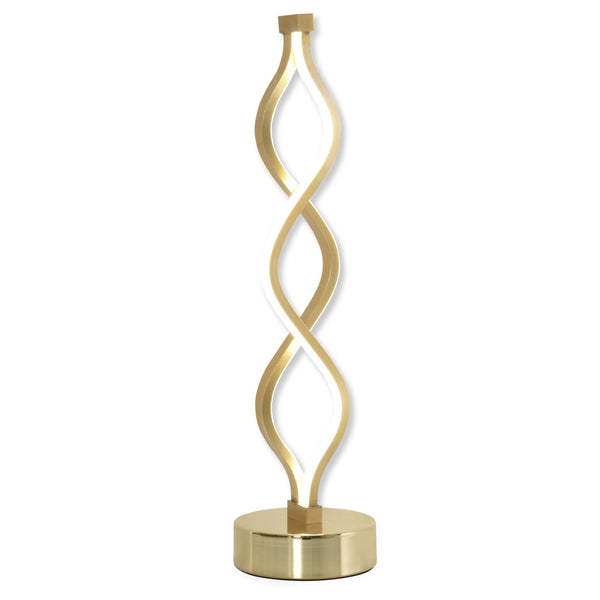 Lampada da Comodino Abat Jour a LED 12W Ø12,5x45 cm Oro prezzo