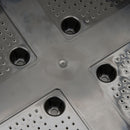 Fioriera da Giardino 40x40x44 cm in Polipropilene Marrone