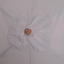 Ombrellone da Giardino 2x1,5 m Palo Ø38 mm in Legno Grigio