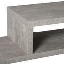 Mobile Sotto TV Sospeso 152,4x29,8x21 cm in Legno Grigio Cemento
