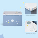 Cassapanca Baule Portagiochi 55x34x35,5 cm IN MDF Blu