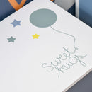 Cassapanca Baule Portagiochi 55x34x35,5 cm IN MDF Blu