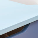 Cassapanca Baule Portagiochi 60x30x50 cm IN MDF Blu