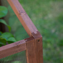 Mini Serra da Giardino 90x50x93 cm in Legno Marrone