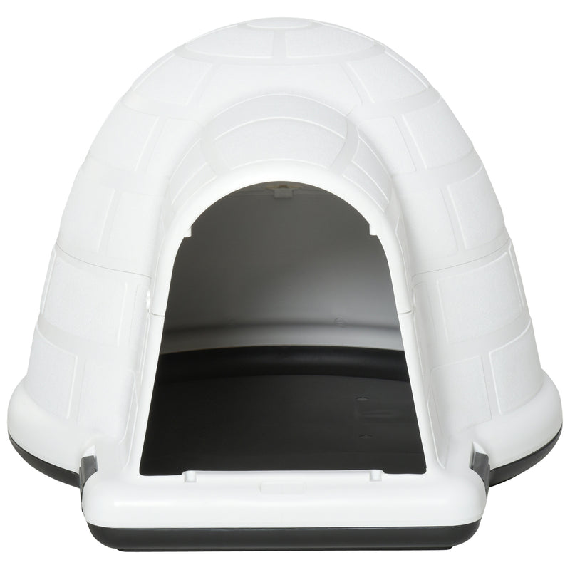 Cuccia per Cani Taglia Piccola 68,2x80x53 cm in Polipropilene Bianco
