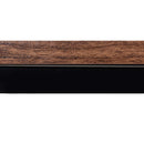 Mobile TV 120x40x45 cm in Metallo e Truciolare Nero e Marrone