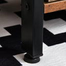 Libreria Moderna 3 Ripiani e Armadietto 70x30x120 cm in Metallo e Legno Truciolare Marrone