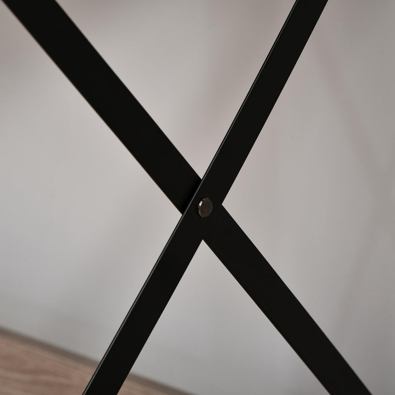 Scrivania da Ufficio Porta PC 105x50x137,5 cm con Libreria in Legno Truciolare Marrone