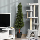 Pianta Artificiale Albero Pino H150 cm con Vaso Verde