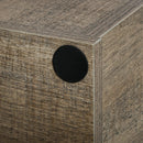 Albero Tiragraffi per Gatti 66x38x88 cm in Legno e Corda Sisal Marrone Chiaro