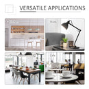 Set 2 Sedie Imbottite 46x58,5x85,5 cm in Tessuto Vellutato Blu