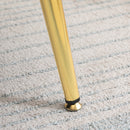 Poltrona Imbottita da Camera 75x63x73 cm in Velluto Giallo