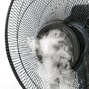 Ventilatore a Piantana Ø44,5 cm con Nebulizzatore ad Acqua e Telecomando Nero