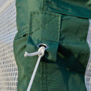 Serra da Giardino con 8 Finestre 600x300x240 cm in Acciaio Bianca