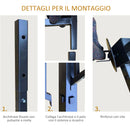 Gazebo da Giardino con Zanzariera 3,6x3m Tetto in Policarbonato Marrone