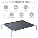 Brandina Portatile per Cani 89x58x20 cm Fino a 18Kg in Metallo e Tessuto a Rete Nero