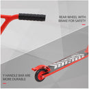 Monopattino 2 Ruote Pieghevole in Alluminio Rosso