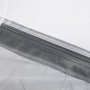 Tenda da Campeggio 4 Persone 325x183x130 cm con Vestibolo e Finestre Grigia