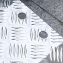 Rampa per Sedia a Rotelle 55x70x5 cm in Lega di Alluminio Antiscivolo in Lega di Alluminio Antiscivolo