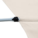 Tenda da Sole Avvolgibile 4x1,2m Autoportante Bianca