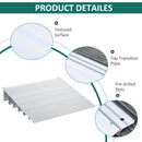 Rampa per Sedia a Rotelle H15 cm Max 318 Kg in Alluminio Antiscivolo