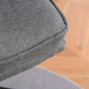 Sedia Poltrona Presidenziale da Ufficio in Tessuto Grigio