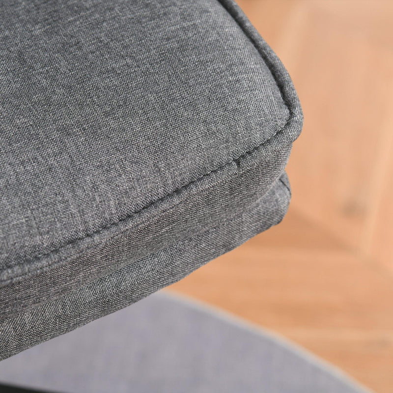 Sedia Poltrona Presidenziale da Ufficio in Tessuto Grigio