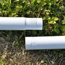 Tendostruttura da Giardino 6x3m in Metallo e Polietilene Bianco