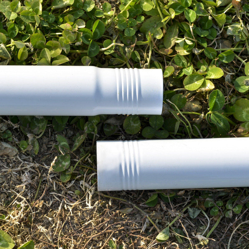 Tendostruttura da Giardino 6x3m in Metallo e Polietilene Bianco