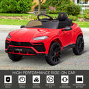 Macchina Elettrica per Bambini 12V con Licenza Lamborghini Urus Rossa