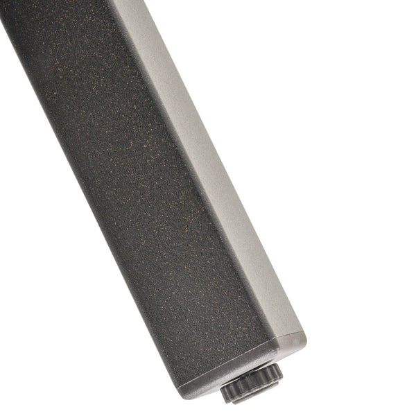 Set Tavolino e 2 Sedie da Giardino in Acciaio Nero prezzo