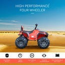 Quad Elettrico per Bambini 12V Rosso