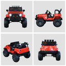Macchina Elettrica per Bambini 12V Fuoristrada Rossa