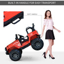 Macchina Elettrica per Bambini 12V Fuoristrada Rossa