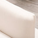 Divano Letto Singolo 2 Posti 213x112x83 cm in Tessuto Beige