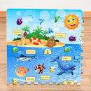 Tappeto Puzzle in EVA 24 Pezzi 61x61 cm Multicolore