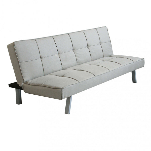prezzo Divano Letto Aaron 178x80x71 cm in Tessuto Grigio chiaro