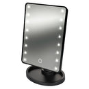 Specchio da Tavolo con LED per Trucco Make-Up Kooper  Nero