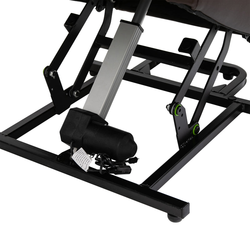 Poltrona Alzapersona Elettrica 1 Motore in Similpelle Marrone