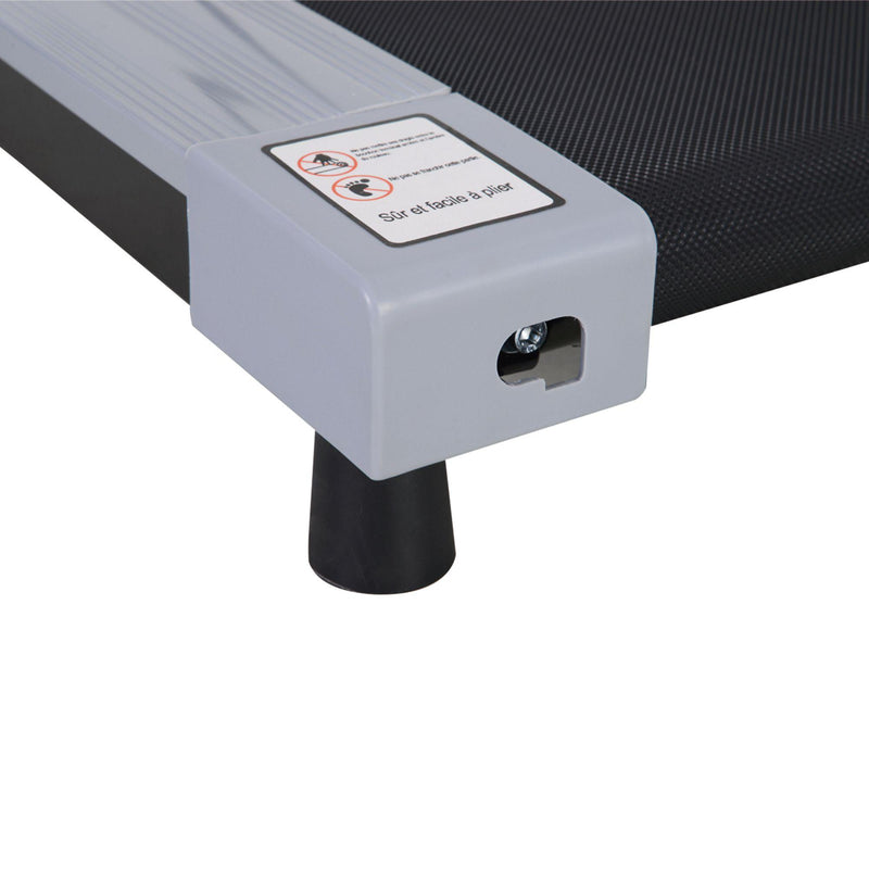 Tapis Roulant Motorizzato 6 Km/h con Schermo LED 0.6 HP Nero