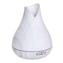 Diffusore di Aromi Oli Essenziali per Ambienti 300 ml Vaporizzatore 7 Luci Colorate Bianco