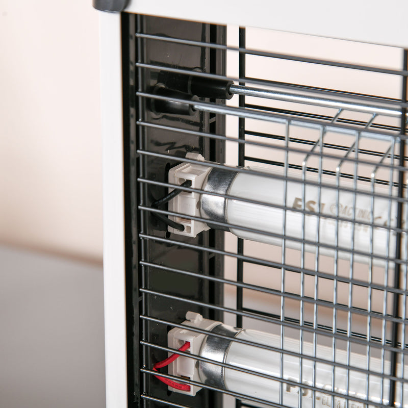 Zanzariera Elettrica 2 Lampade LED 15W Grigio