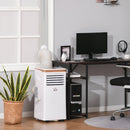 Deumidificatore d'Aria 19,2 Litri 1010W 2 Velocità Bianco