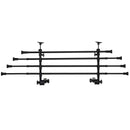 Griglia Divisoria Regolabile per Trasporto Cani per Auto Nera