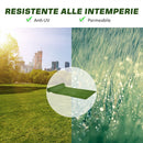 Erba Sintetica per Giardino 20 mm 4x1m Verde